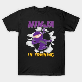 Ninja in Training Karate Gifts for Boys Kids T-Shirt